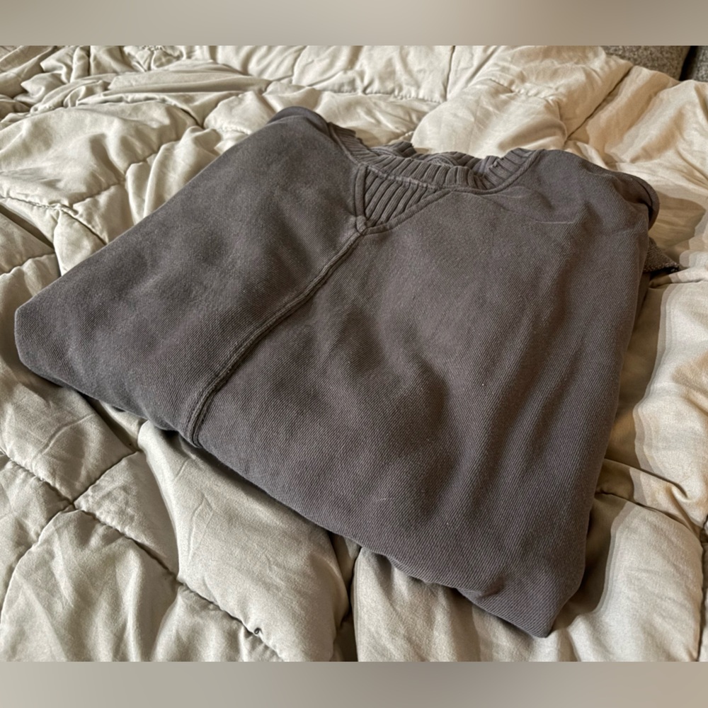 Aerie Down To Earth Crewneck Oversized Sweatshirt